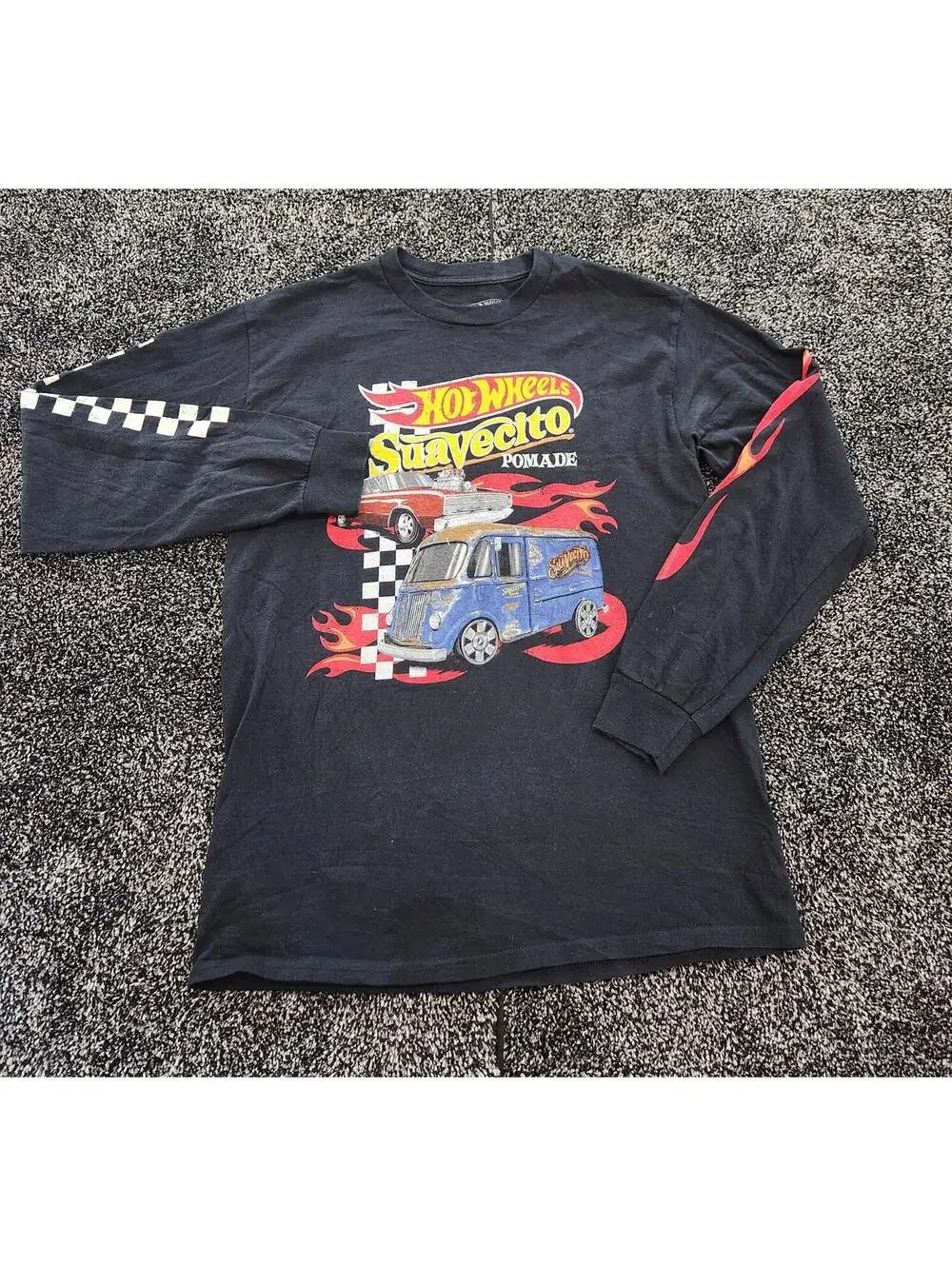 Hot Wheels x Suavecito Overdrive Long Sleeve Shirt Limited Edition Size Medium - Picture 2 of 11
